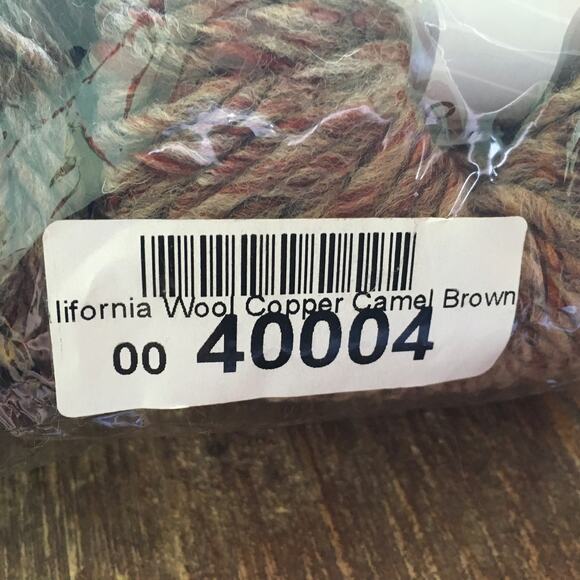 *Lot of 7* Ice Yarns California Wool Copper Camel Brown Yarn Made in Turkey - Picture 5 of 5